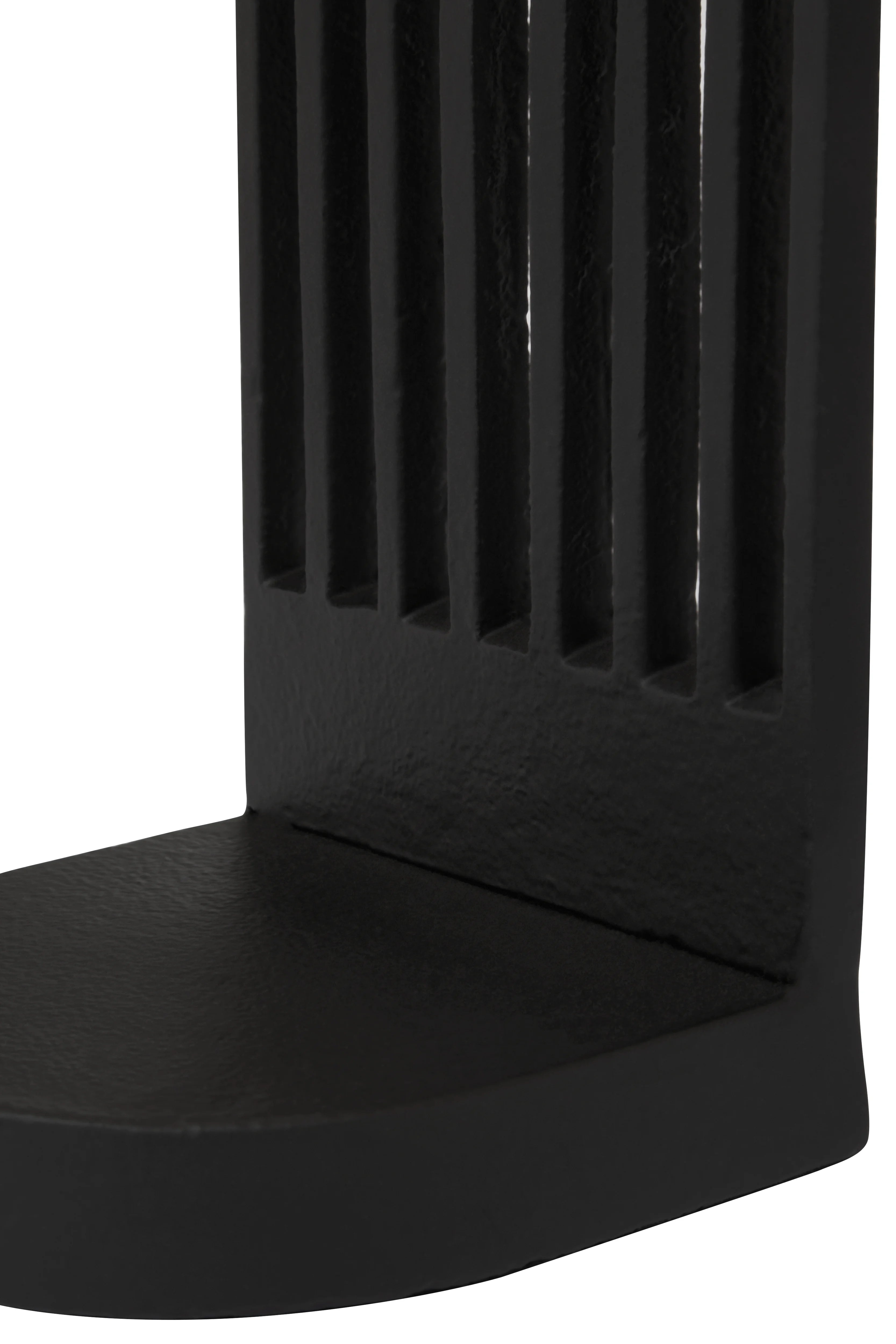 Set of 2 Elvie Black Finish Arched Bookends